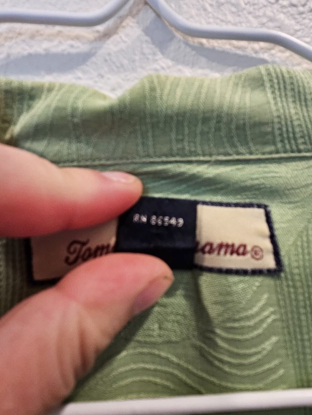 Tommy Bahama Green Camp Collar Button-Up Shirt Size Large - Picture 10 of 10